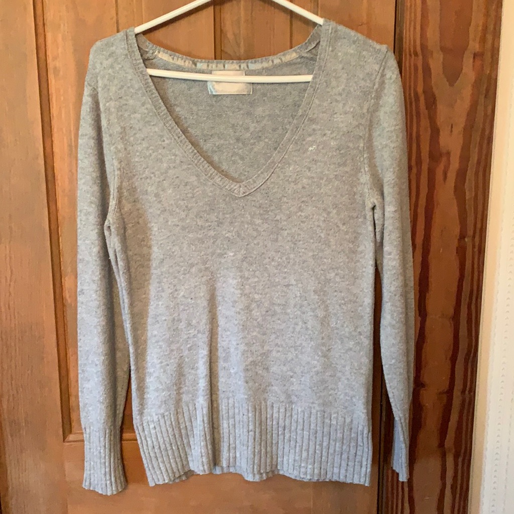 Gray Pull Over Sweater